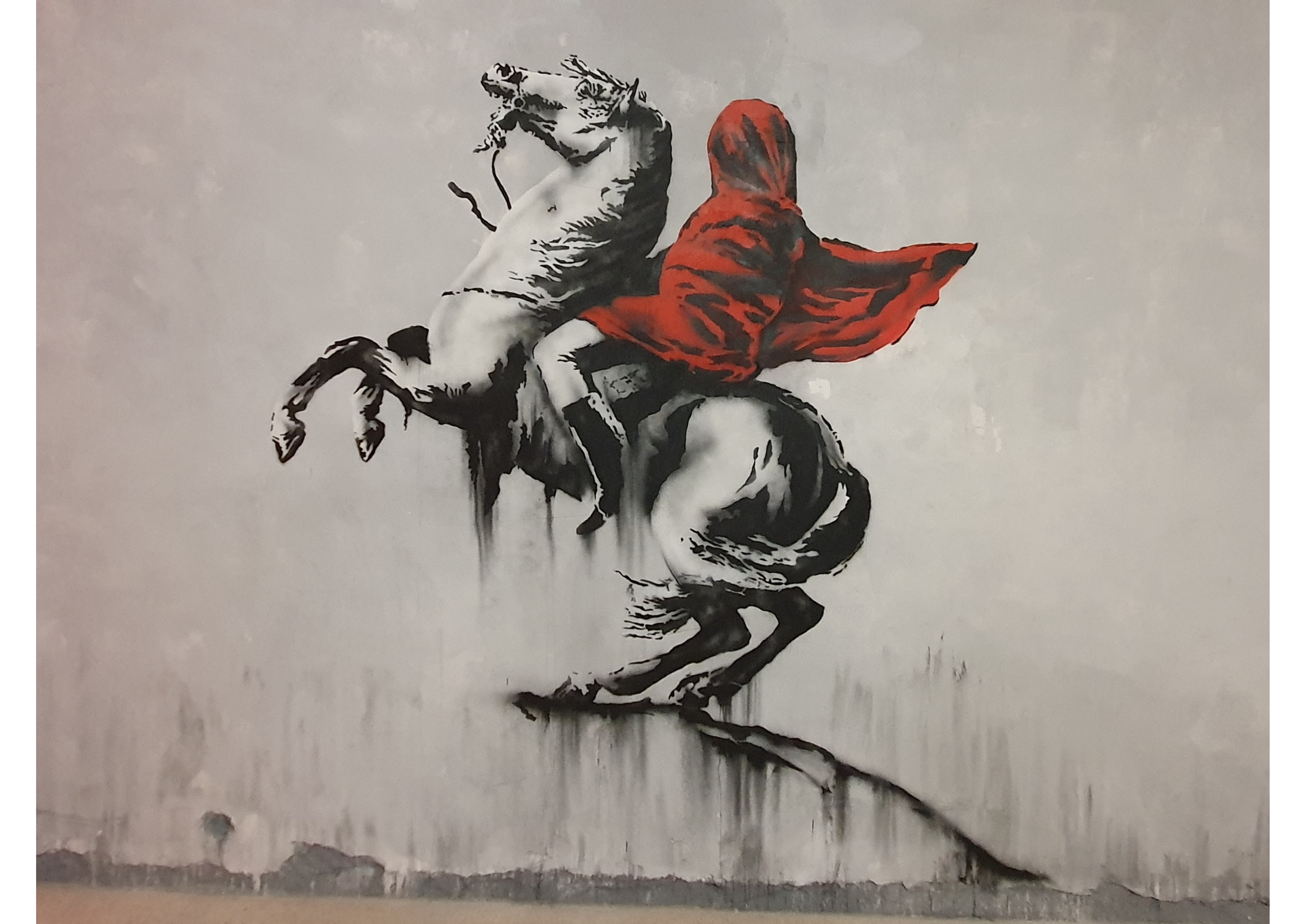 BANKSY 新商品 壁紙アート バンクシー インテリア 絵画 デジタルプリント のり無し 塩化ビニル樹脂系壁紙