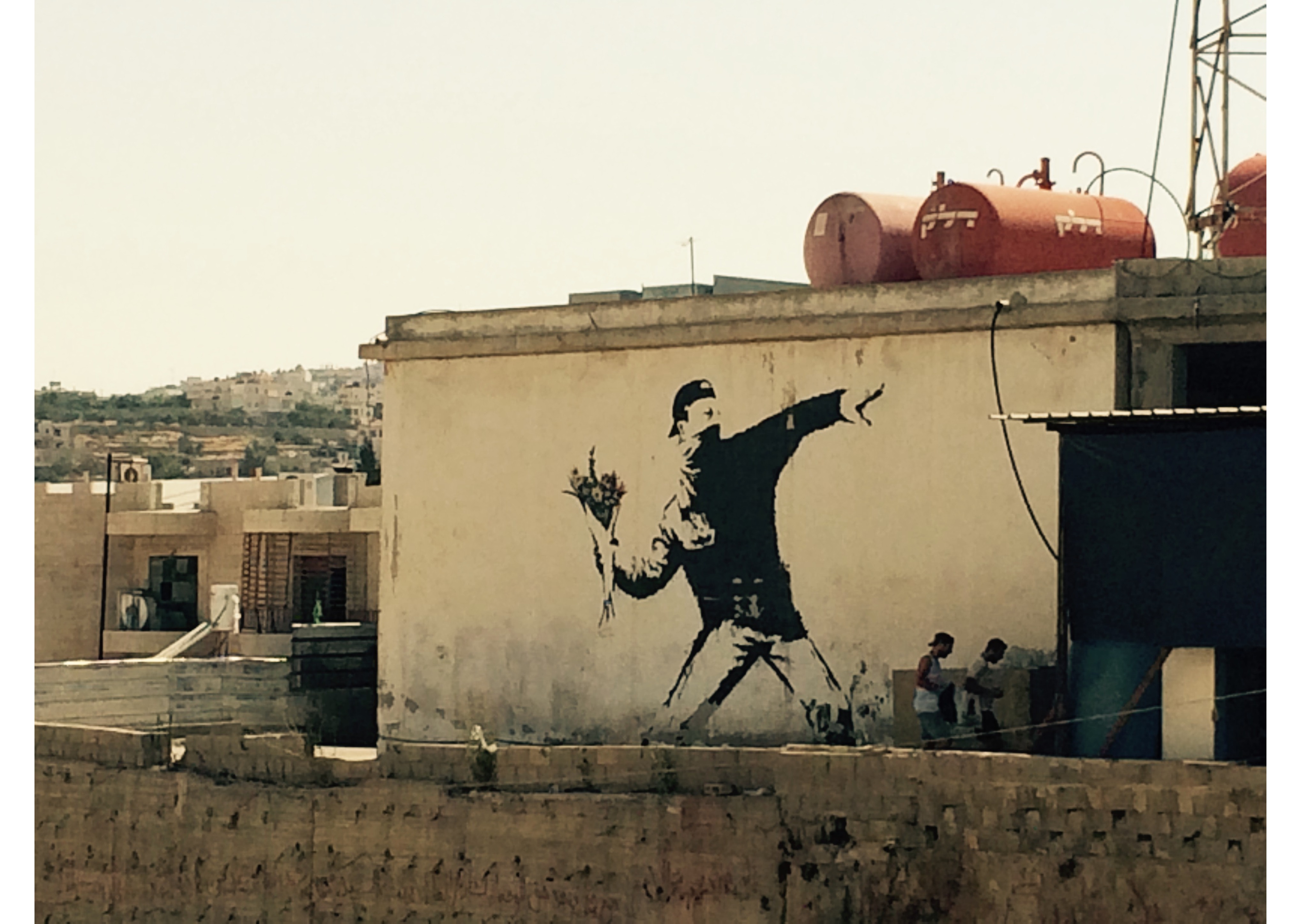 BANKSY 新商品 壁紙アート バンクシー インテリア 絵画 デジタルプリント のり無し 塩化ビニル樹脂系壁紙