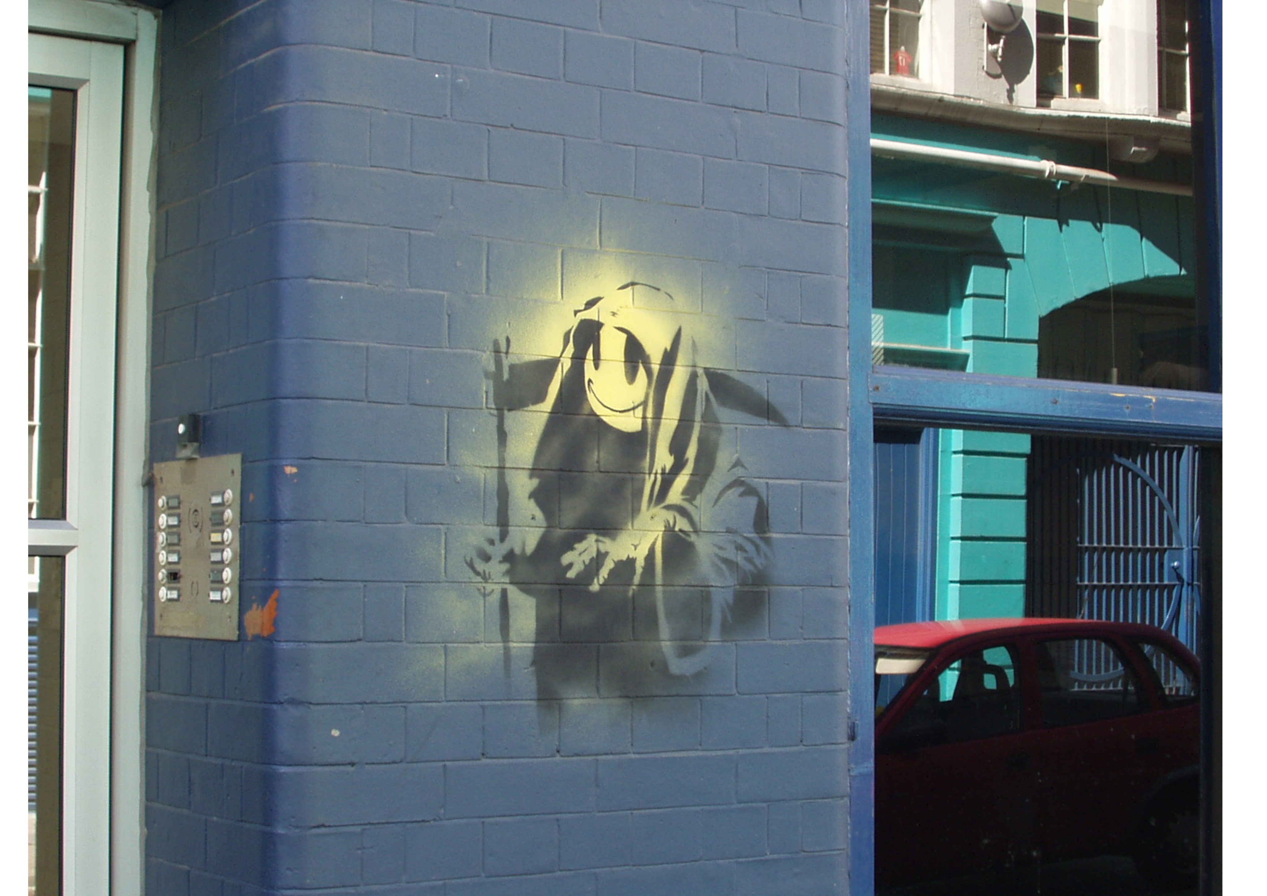 BANKSY 新商品 壁紙アート バンクシー インテリア 絵画 デジタルプリント のり無し 塩化ビニル樹脂系壁紙