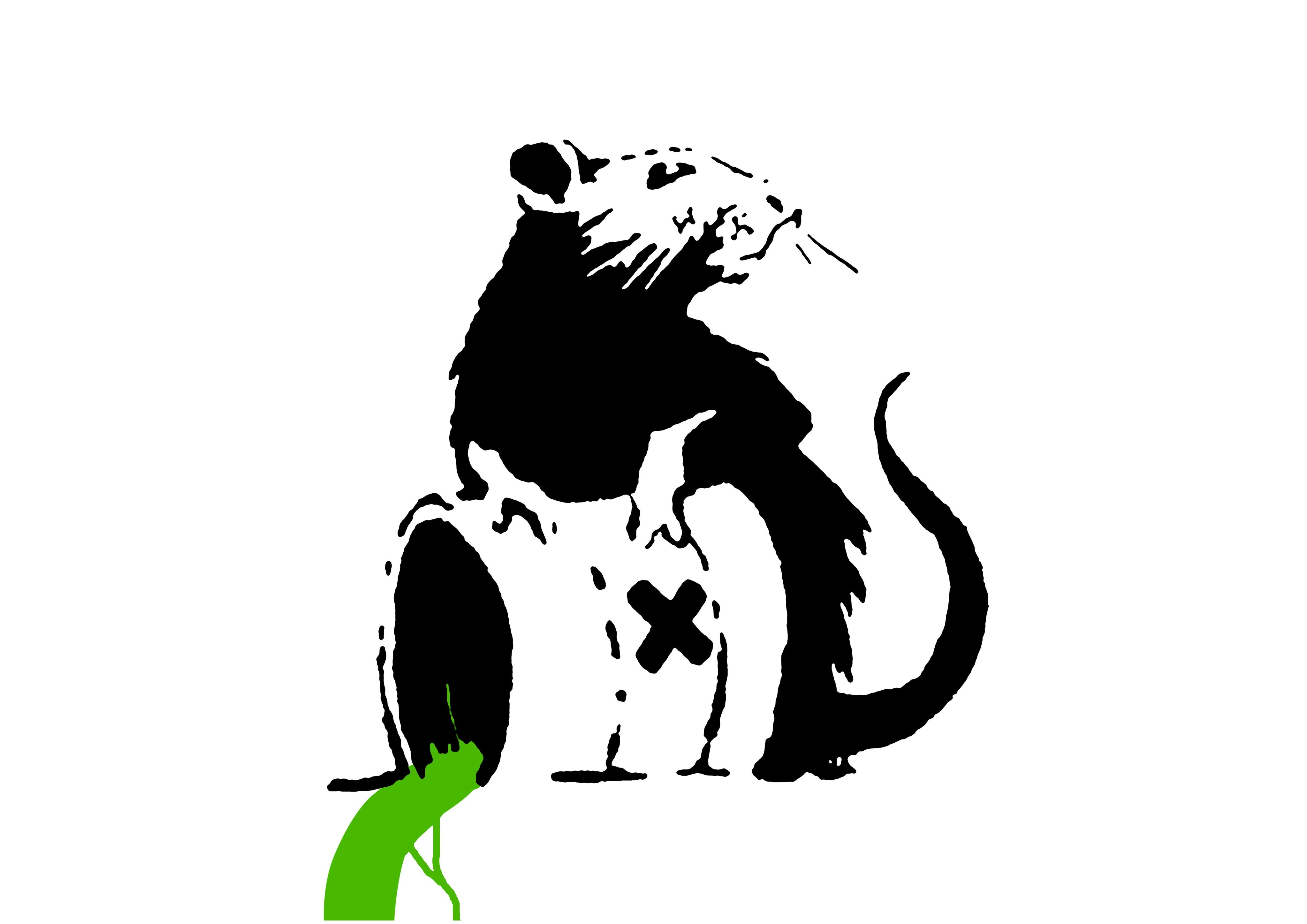 新商品 壁紙アート バンクシー BANKSY イラスト インテリア 絵画 デジタルプリント のり無し 塩化ビニル樹脂系壁紙