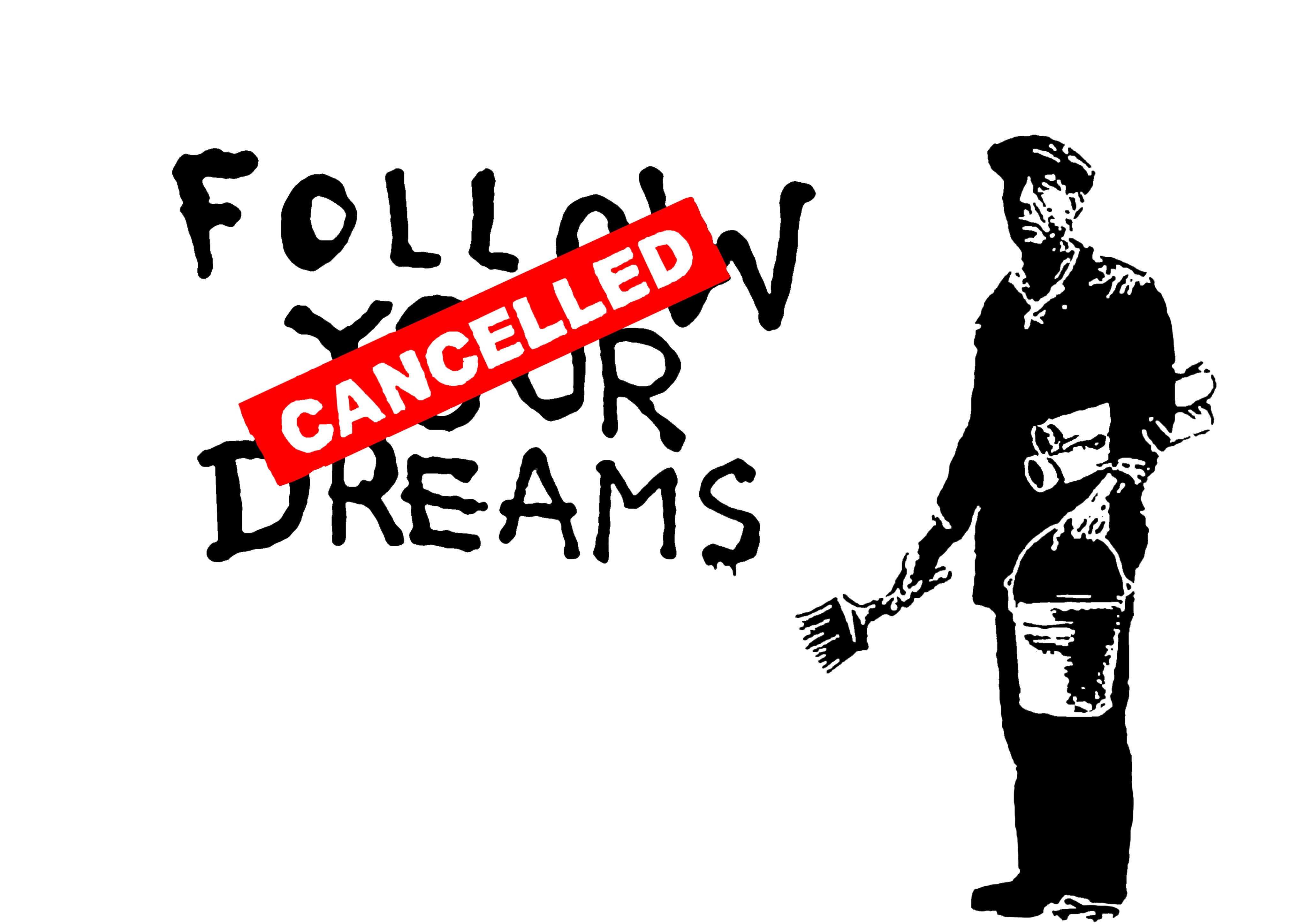 新商品 壁紙アート バンクシー BANKSY イラスト インテリア 絵画 デジタルプリント のり無し 塩化ビニル樹脂系壁紙