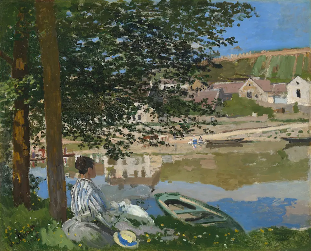 壁紙アート モネ フランスの画家 インテリア 絵画 デジタルプリント のり無し 塩化ビニル樹脂系壁紙